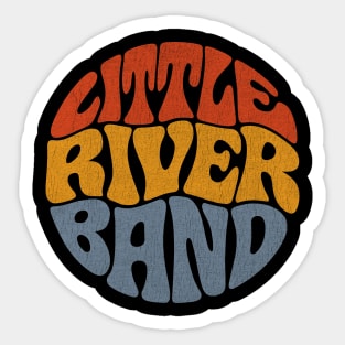 Circle little river band Sticker